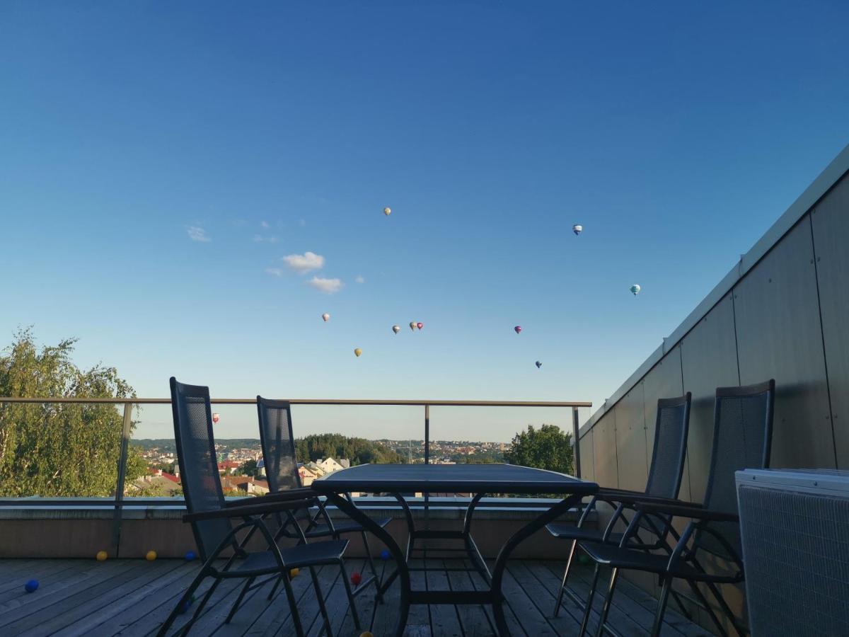 Апартаменти Luxury Penthouse With Large Terrace & Panoramic Old Town View Аеропорт Вільнюс Екстер'єр фото